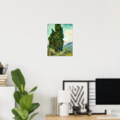 Zypressen Baum Vincent Van Gogh Landschaft Schöne  Poster (Heimbüro)