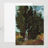 Zypressen mit weiblichen Abbildungen von Vincent v (Vorne/Hinten)