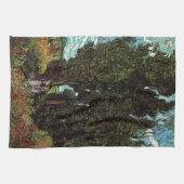 Zypressen mit weiblichen Abbildungen von Vincent v Geschirrtuch (Horizontal)