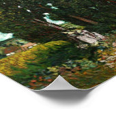 Zypressen mit zwei Frauen, Vincent van Gogh Poster (Ecke)