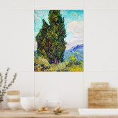 Zypressen Poster (Küche)