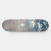 Zypressen-Tunnel-Landschaft Skateboard (Horizontal)