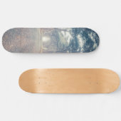 Zypressen-Tunnel-Landschaft Skateboard (Horizontal)