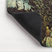 Zypressen und zwei Frauen von Vincent van Gogh Mousepad (Ecke)
