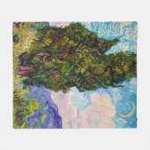 Zypressen, Van Gogh Fleecedecke (Vorderseite (Horizontal))