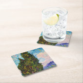 Zypressen, Van Gogh Rechteckiger Pappuntersetzer (Vor Ort)