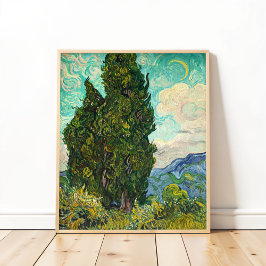 Zypressen, Vincent van Gogh Art Poster