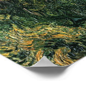 Zypressen, Vincent van Gogh Kunst Poster (Ecke)