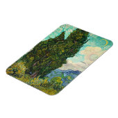 Zypressen, Vincent van Gogh Magnet (Linke Seite)