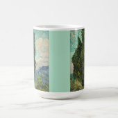 Zypressen von van Gogh Kaffeetasse (Mittel)