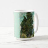 Zypressen von van Gogh Kaffeetasse (VorderseiteRechts)