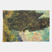 Zypressen von Vincent van Gogh Geschirrtuch (Horizontal)