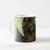 Zypressen von Vincent van Gogh Kaffeetasse (Vorderseite Links)