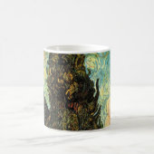 Zypressen von Vincent van Gogh Kaffeetasse (Mittel)