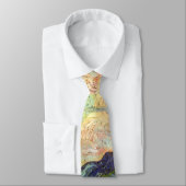 Zypressen von Vincent van Gogh Krawatte (Gebunden)