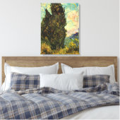 Zypressen von Vincent van Gogh Leinwanddruck (Insitu (Schlafzimmer))