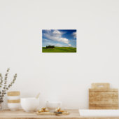 Zypressenbäume in der Toskana-Poster Poster (Küche)