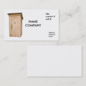 Zypressennebengebäude Visitenkarte (Vorne/Hinten)