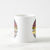 Zyprisch Deutsch Deutschland Baum Wurzel Zypern Kaffeetasse (Mittel)