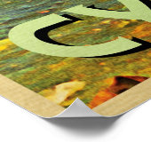 Zyprische felsige Küste Poster (Ecke)