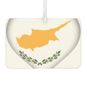 zyprische Flagge Autolufterfrischer (Rückseite)