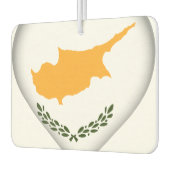 zyprische Flagge Autolufterfrischer (Links)