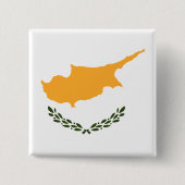 zyprische Flagge Button (Vorderseite)