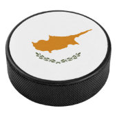 zyprische Flagge Eishockey Puck (3/4)
