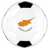 zyprische Flagge Fußball (Vorderseite)