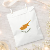 zyprische Flagge Geschenktütchen (Ausgeschnitten)