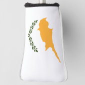 zyprische Flagge Golf Headcover (Rotieren 90)