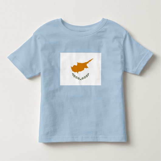 zyprische Flagge Kleinkind T-shirt (Vorderseite)