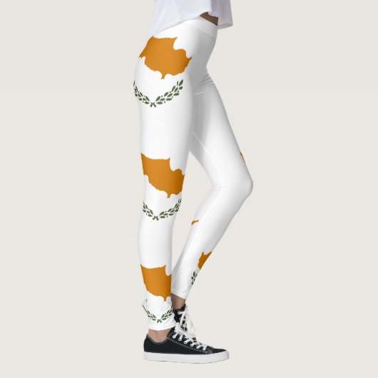 zyprische Flagge Leggings (Rechts)