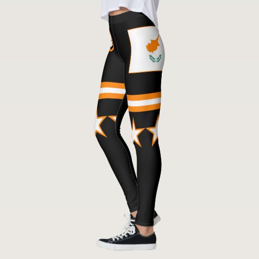 zyprische Flagge Leggings (Links)