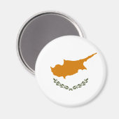 zyprische Flagge Magnet (Vorderseite/Rückseite)