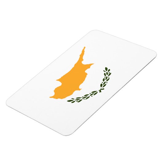 zyprische Flagge Magnet (Linke Seite)