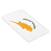 zyprische Flagge Magnet (Rechte Seite)