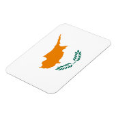 zyprische Flagge Magnet (Linke Seite)