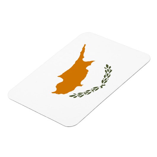 zyprische Flagge Magnet (Linke Seite)