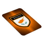 zyprische Flagge Magnet (Rechte Seite)