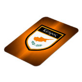 zyprische Flagge Magnet (Linke Seite)