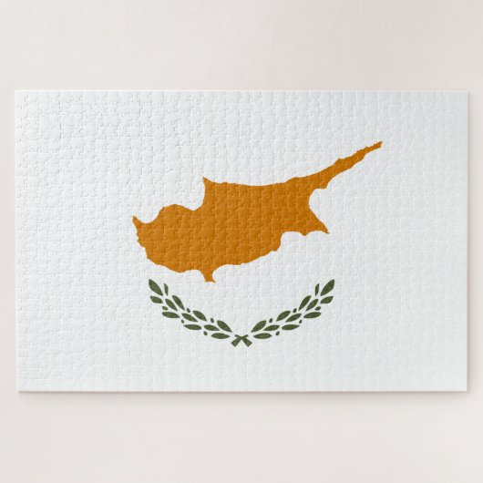 zyprische Flagge Puzzle (Horizontal)