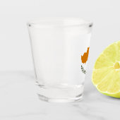 zyprische Flagge Schnapsglas (Links)