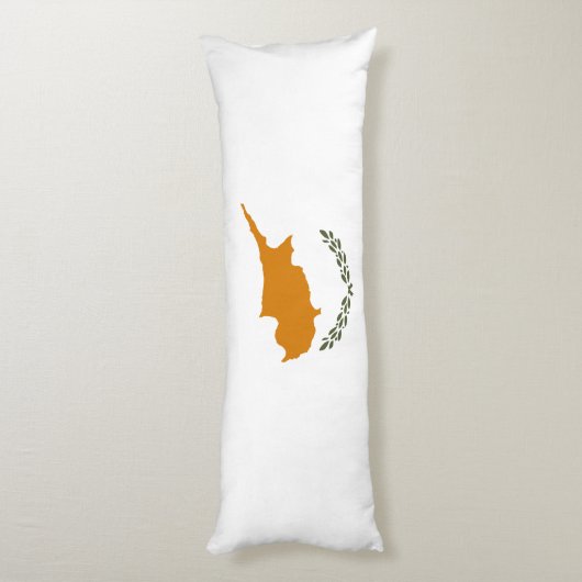 zyprische Flagge Seitenschläferkissen (Rückseite (Vertikal))