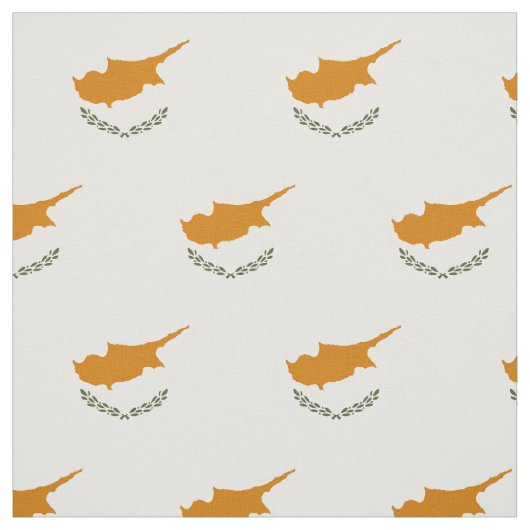zyprische Flagge Stoff (Muster)