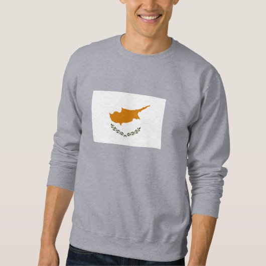 zyprische Flagge Sweatshirt (Vorderseite)