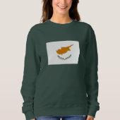 zyprische Flagge Sweatshirt (Vorderseite)