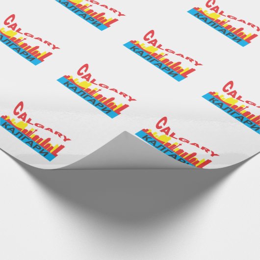 zyrillisch geschenkpapier (Ecke)