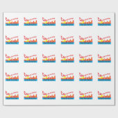 zyrillisch geschenkpapier (Flach)