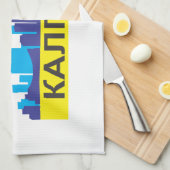 zyrillisch küchentuch (Viertel Falte)